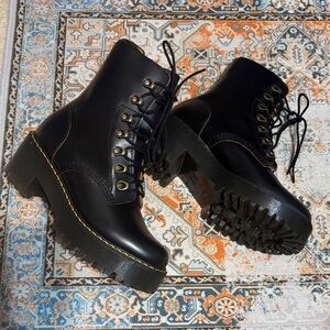 Dr. Martens Black Lace-Up Women's Boots